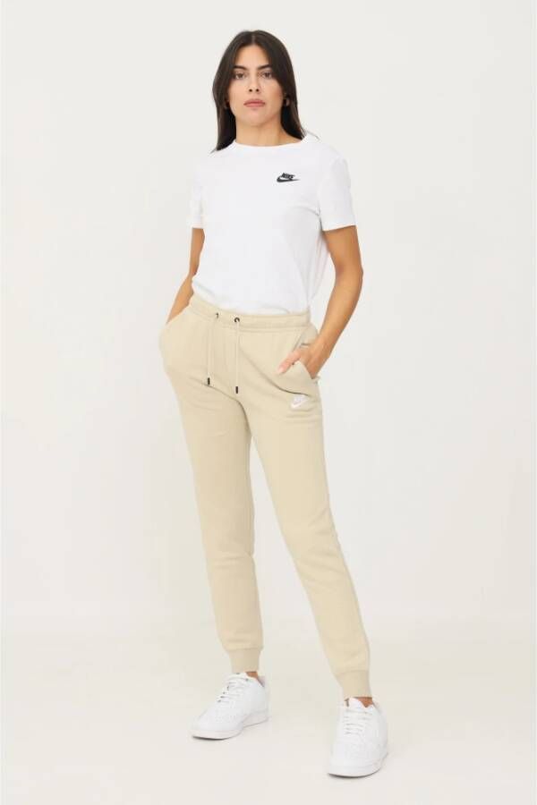 Nike "Comfortabele en stijlvolle sweatpants" Beige Dames