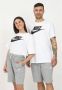 Nike Sportswear Club Fleece Sportshorts Kleding charcoal heather white maat: XL beschikbare maaten:XL - Thumbnail 8