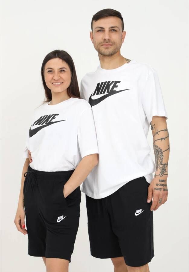 Nike Casual katoenen shorts Zwart Unisex