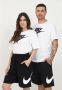 Nike Sportswear Club Graphic Shorts Sportshorts Kleding black white white maat: XL beschikbare maaten:S L XL - Thumbnail 8