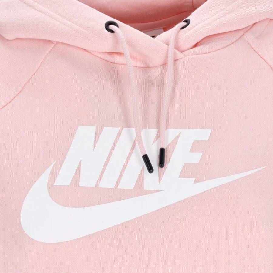 Nike Essential Hoodie in Atmosphere White Pink Dames