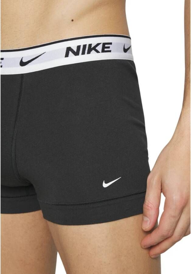 Nike Heren Boxers Set Zwart en Wit Meerkleurig Heren