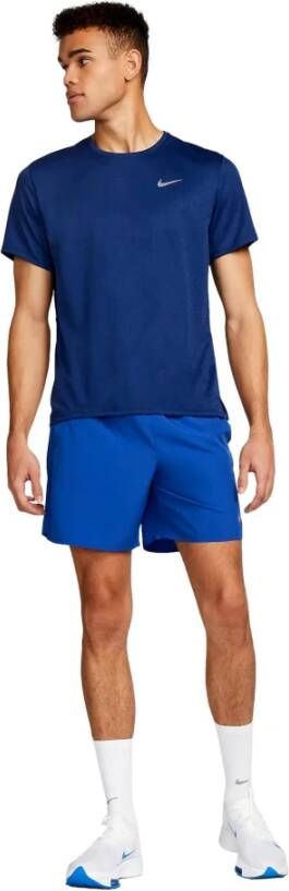 Nike Heren Miler T-Shirt Dv9315 Blauw Heren