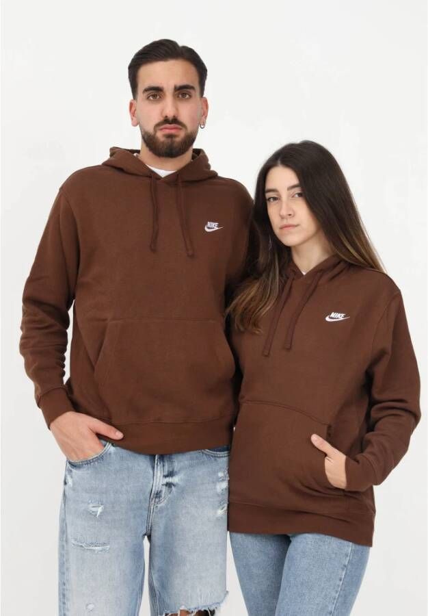 Nike "Club Fleece Hoodie" Bruin Unisex