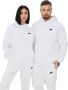 Nike Sportswear Fleece Hoodie White Dames - Thumbnail 4