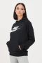Nike Sportswear Essential Fleecehoodie voor dames Zwart - Thumbnail 8