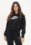 Nike Sportswear Club Fleece Korte oversized hoodie met graphic voor dames Zwart - Thumbnail 3