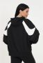Nike Ruimvallende Terry Hoodie met Swoosh Logo Zwart Dames - Thumbnail 6