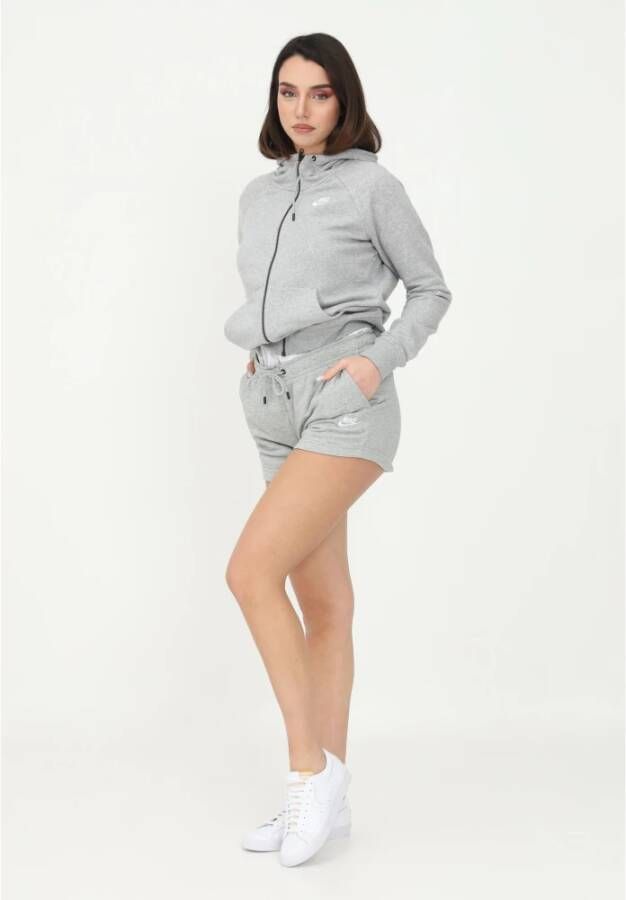 Nike Korte shorts van zacht materiaal voor vrouwen Gray Dames