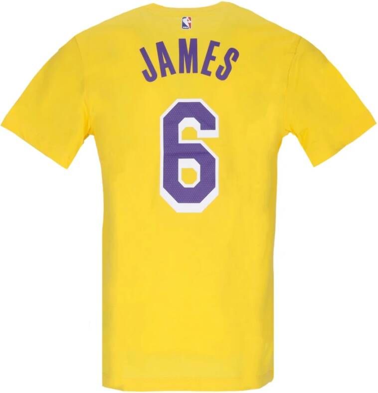 Nike LeBron James NBA Essential Tee Yellow Heren