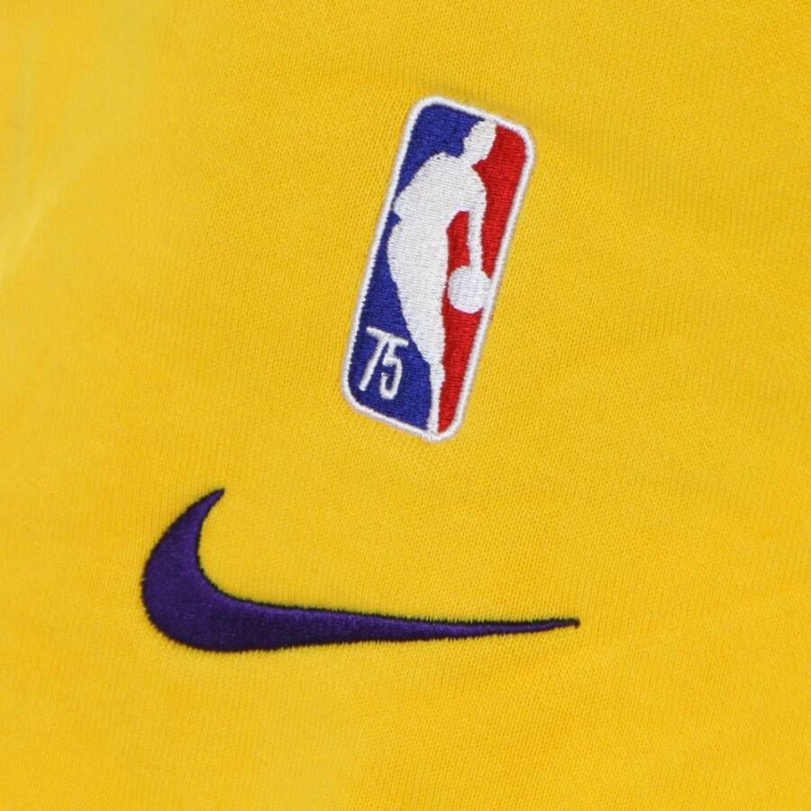 Nike NBA Courtside Fleece Shorts Yellow Heren
