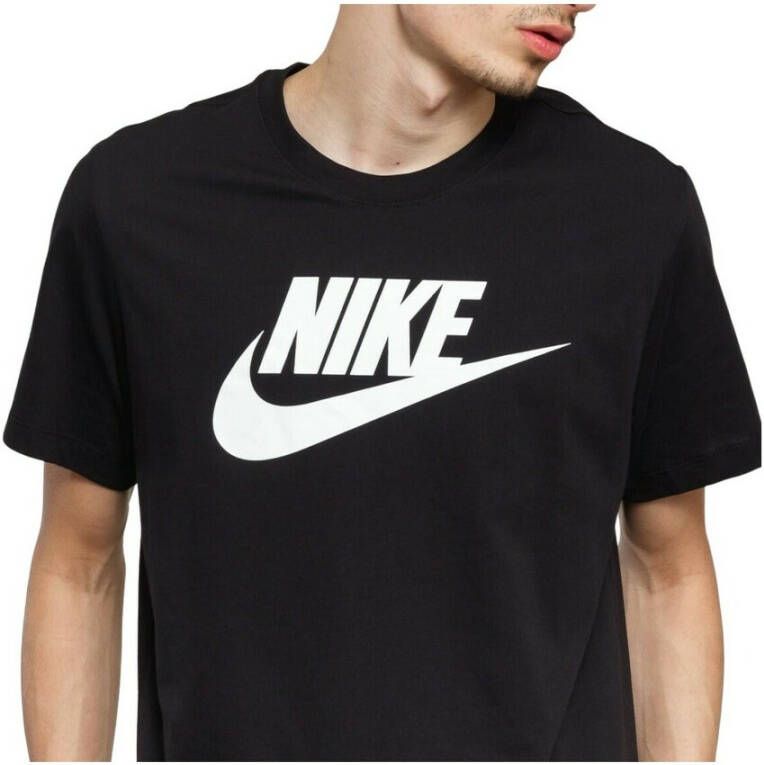 Nike NSW T-Shirt Icon Futura Zwart Heren