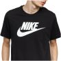 Nike Zwarte Katoenen Oversized T-shirts en Polos Black Unisex - Thumbnail 6