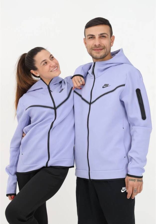 Nike Sportswear Tech Fleece Hoodie met rits voor heren Paars