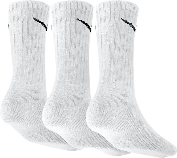 Nike "Sportieve Katoenen Sokken Set" Wit Unisex