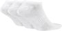 Nike Everyday Lightweight Onzichtbare trainingssokken (3 paar) Wit - Thumbnail 3