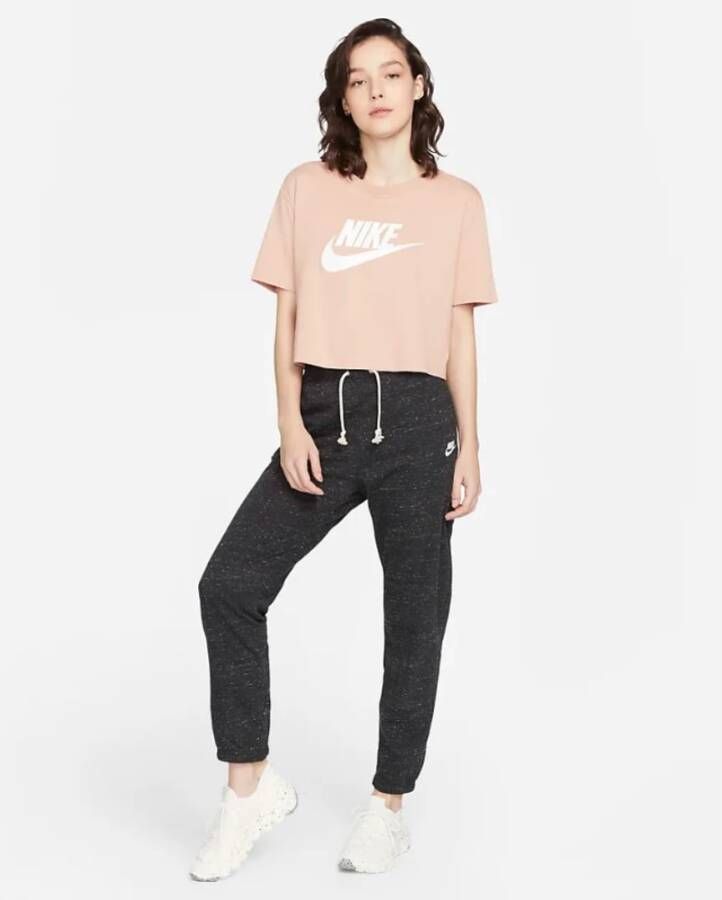 Nike Zwarte polka dot lounge sweatpants Zwart Heren