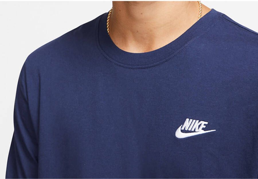 Nike "Comfortabel Heren Workout T-Shirt" Blauw Heren