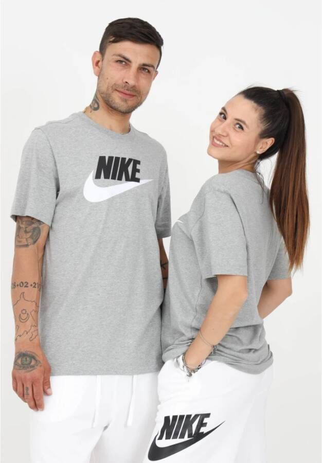 Nike Grijze Sport T-shirt voor Heren en Dames Grijs Heren