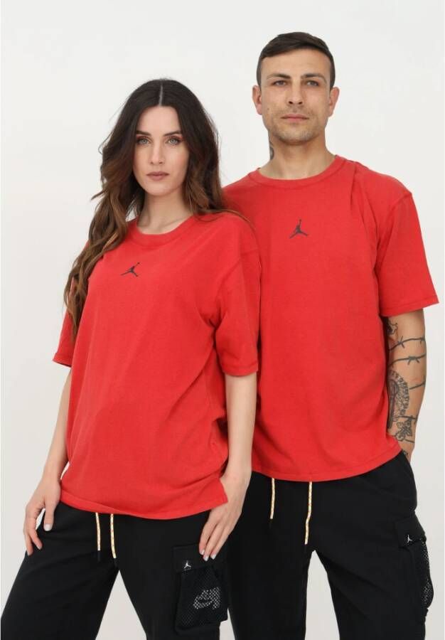 Nike "Gym Red Black T-Shirt Collectie" Rood Unisex