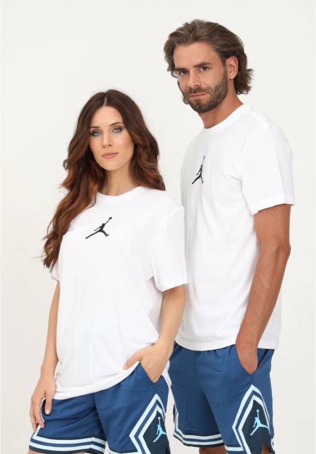 Nike Witte Jumpman T-Shirt Wit Unisex