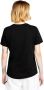 Nike Sportswear Club Essentials T-shirt voor dames Zwart - Thumbnail 3