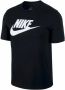 Nike Zwarte Katoenen Oversized T-shirts en Polos Black Unisex - Thumbnail 8