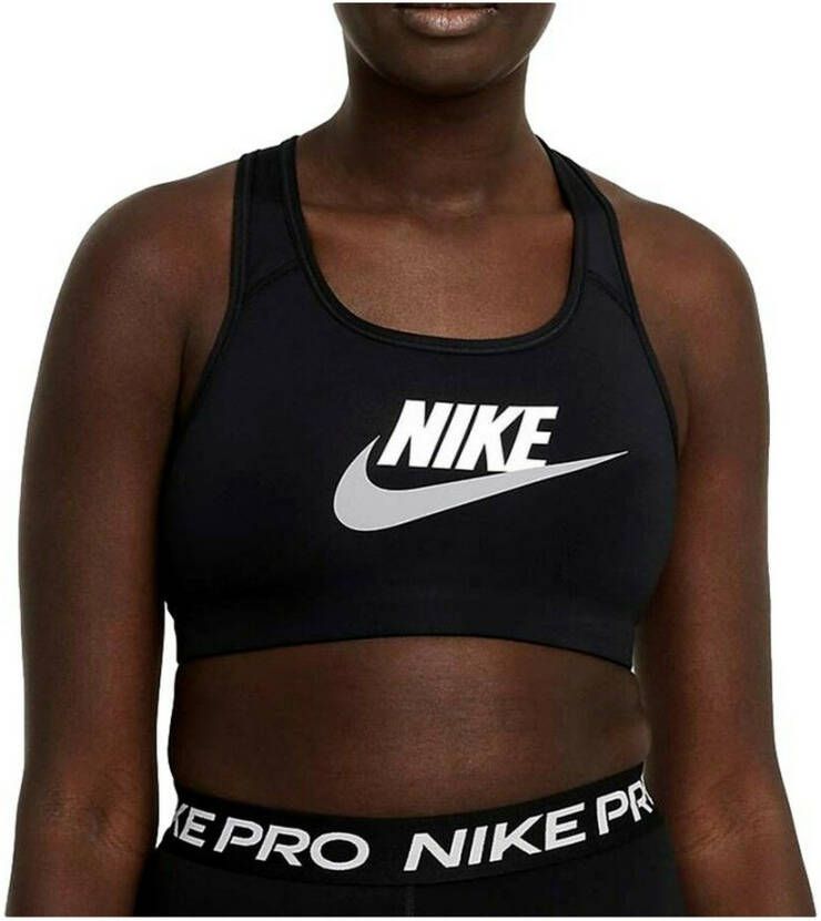 Nike Hoogwaardig trainings T-shirt Zwart Dames