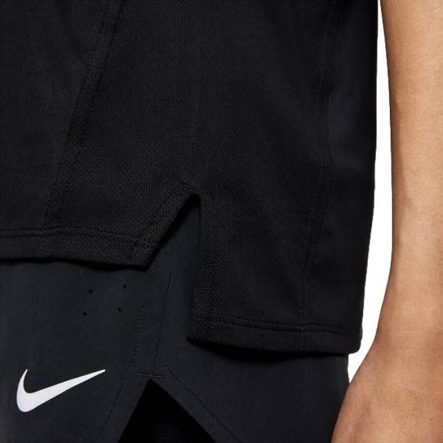 Nike Dri-Fit hardloopshirt voor dames Zwart Dames