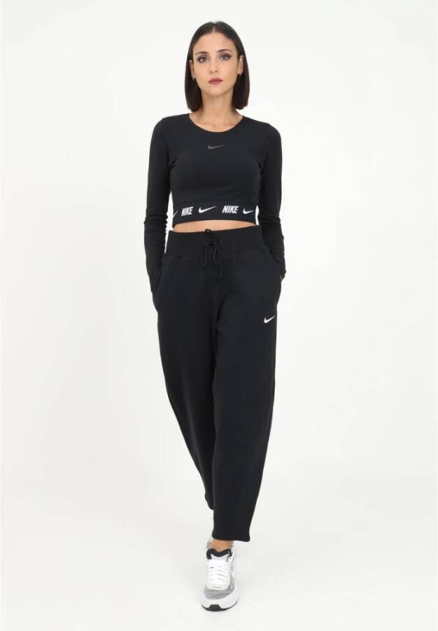 Nike "Sportswear Fleece Broek" Zwart Dames