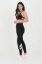 Nike Sportswear Essential Legging met hoge taille en logo voor dames Zwart - Thumbnail 8