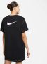 Nike Iconische Sportkleding Jurk Zwart Dames - Thumbnail 2