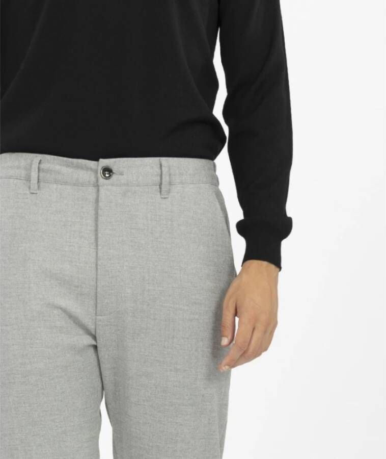 Nine In The Morning Joggingbroek met rits en verstelbare zoom Gray Heren