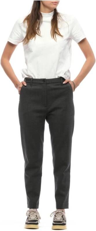 Nine In The Morning Slim-fit Trousers Grijs Dames