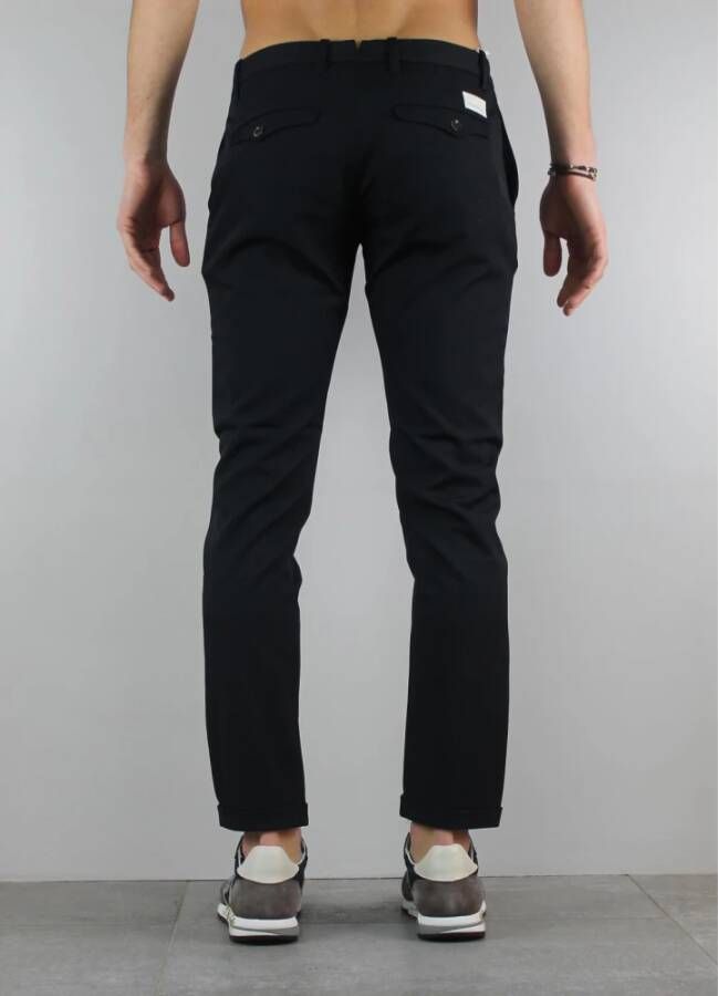 Nine In The Morning Slimme Chino Broek Blue Heren