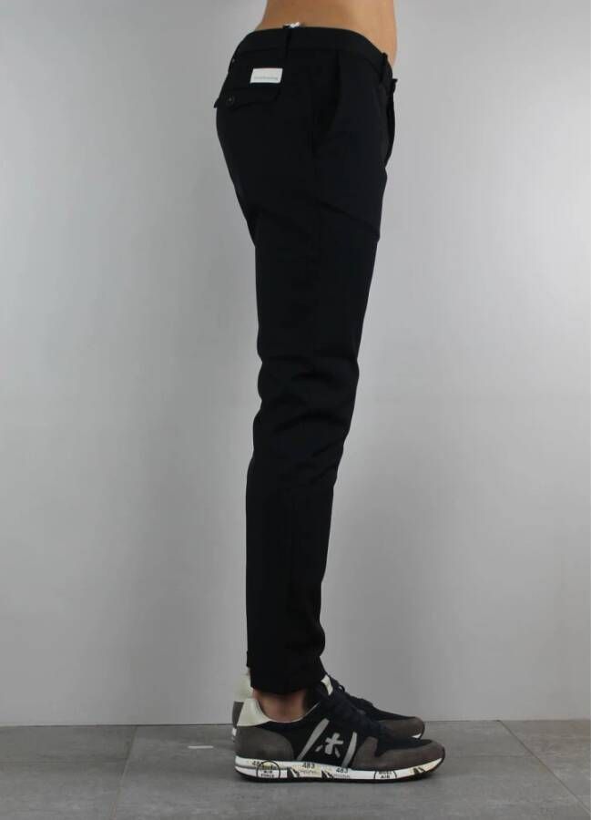 Nine In The Morning Slimme Chino Broek Blue Heren