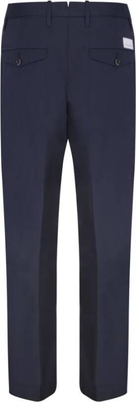 Nine In The Morning Blauwe Slim Fit Broek voor Heren Blauw Heren