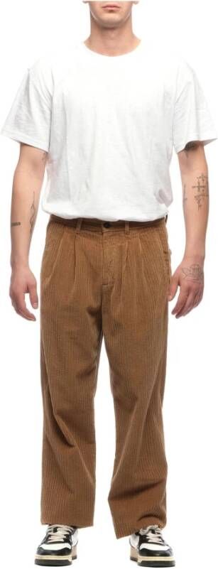 Nine In The Morning Wide Trousers Beige Heren