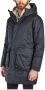 Nn07 Navy Blauwe Lange Parka Jas Blue Heren - Thumbnail 2