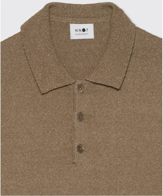 Nn07 Polo Shirts Bruin Heren