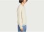 Nn07 Lichtgewicht Crewneck Sweater met Stijlvolle Details Beige Heren - Thumbnail 2