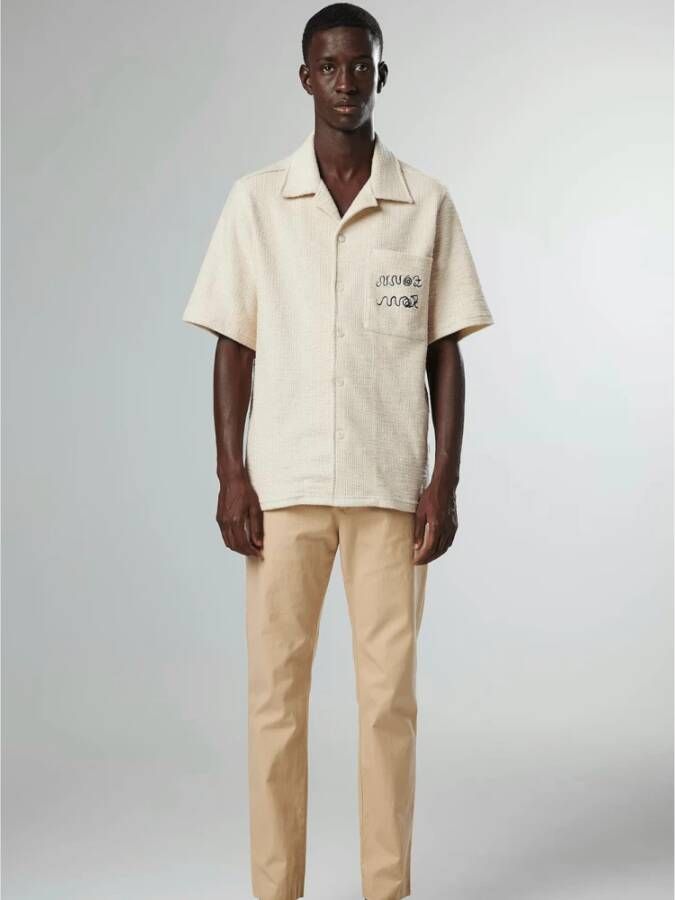 Nn07 Shirts Beige Heren
