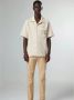 Nn07 Ruimvallend Kortemouw Overhemd Beige Heren - Thumbnail 2