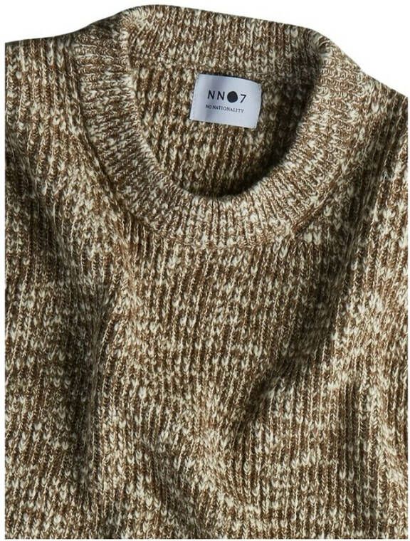 Nn07 Sleveless Sweater Bruin Heren