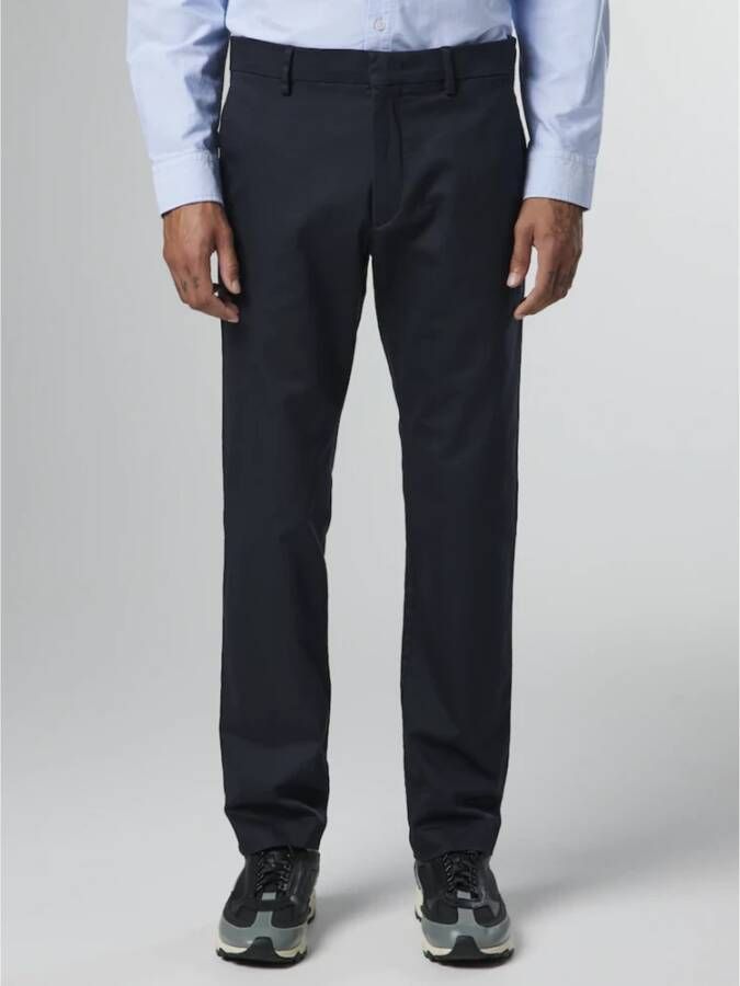 Nn07 Trousers Blauw Heren