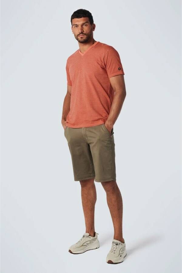 No Excess Short Chino Stretch Groen - Foto 2