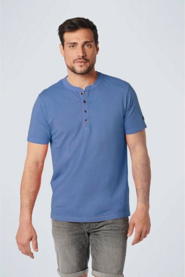 No Excess T-Shirt Knoop Blauw - Foto 2
