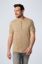 No Excess T-shirt Korte Mouw T-Shirt Knoop Khaki - Thumbnail 2