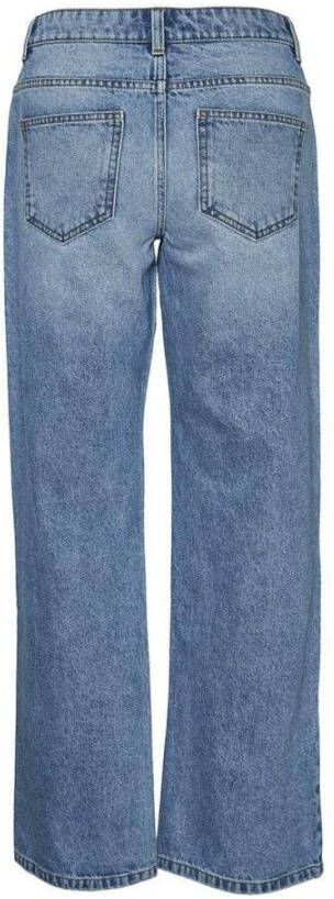 Noisy May Brede jeans Blauw Dames