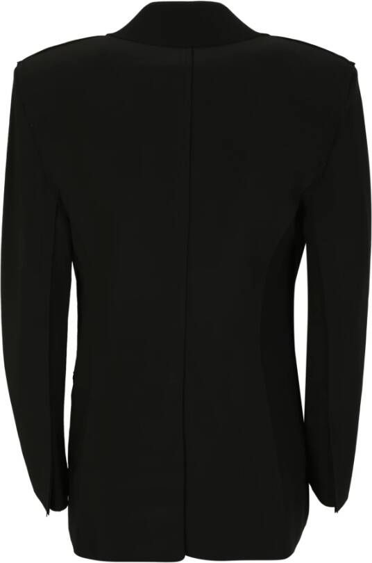 Norma Kamali Zwarte getailleerde blazer jas voor vrouwen Zwart Dames